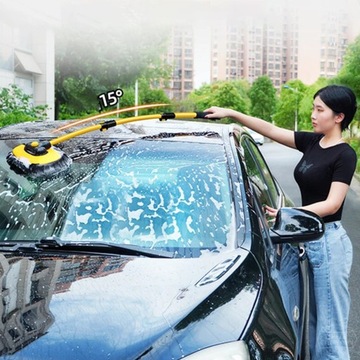 ТЕЛЕСКОПИЧЕСКАЯ ЩЕТКА ДЛЯ МЫТЬЯ АВТОМОБИЛЕЙ АВТОБУСОВ МЯГКАЯ ШВАБРА 102см