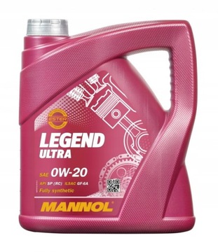MANNOL LEGEND ULTRA 0W20 4Л ЭФИРНОЕ