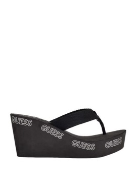 GUESS kapcie damskie, klapki, klapki na platformie Sway czarne 38,5