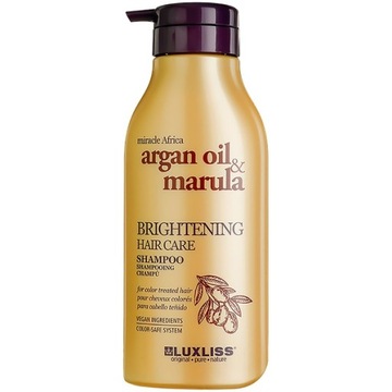 LUXLISS ARGAN OIL MARULA SZAMPON DO WŁOSÓW NABŁYSZCZAJĄCY 500ML