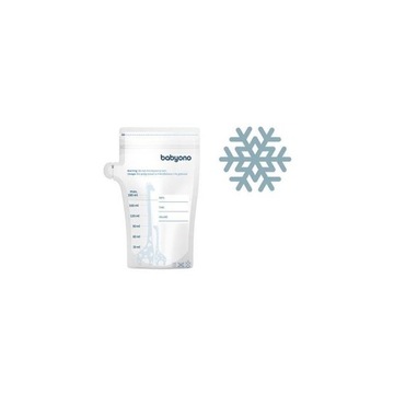 BABYONO Woreczki do przechowywania pokarmu 180ml 30szt