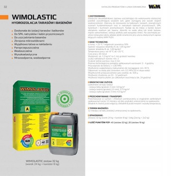 WIM HYDROIZOLACJA MATA USZCZELNIAJĄCO-ROZDZIELAJĄC