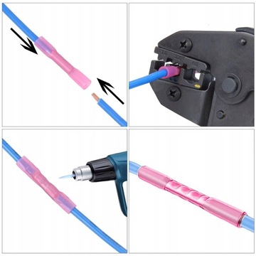 Комплект термоусадочных трубок и контактных разъемов для электрических клемм