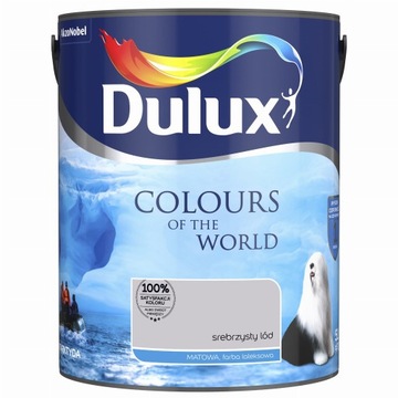 FARBA EMULSYJNA DULUX KOLORY ŚWIATA SREBRZYSTY LÓD 5L