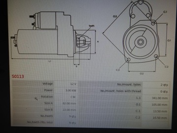 стартер 3,0 кВт, 12 В ЖЕ Explorer 70 80 90 4,0 Diesel Laser 130 150 6,2