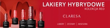 CLARESA LAKIER HYBRYDOWY MIX CZERWIENI