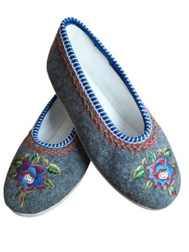 BALERINY GÓRALSKIE FILC HAFT 3D DAMSKIE PAPCIE*38*