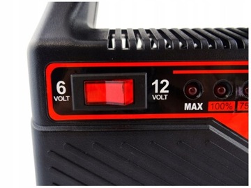 PROSTOWNIK ŁADOWARKA DO AKUMULATORA 6V 12V 6A