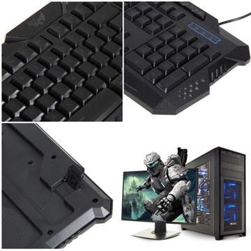 ИГРОВАЯ USB-КЛАВИАТУРА С ПОДСВЕТКОЙ ДЛЯ ГЕЙМЕРОВ