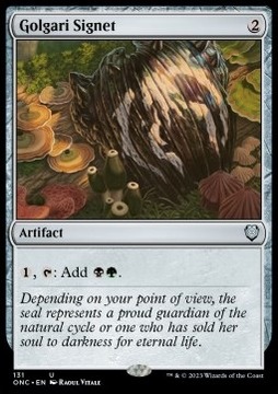 Karta Magic: Golgari Signet
