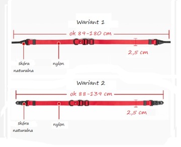 Nylonowy pasek do aparatu na szyję ramię + pudełko