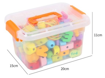 ДЕРЕВЯННЫЕ БЛОКИ МОНТЕССОРИ нанизываем бусины