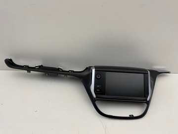 PEUGEOT 208 2008 RADIO NAVI PANEL KONSOLI LISTWA 9673830077TR
