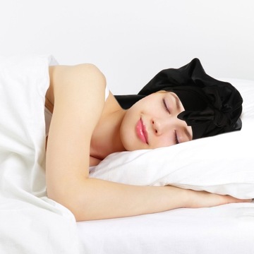 Czapka do włosów Turbany do spania Damska jedwabna czapka