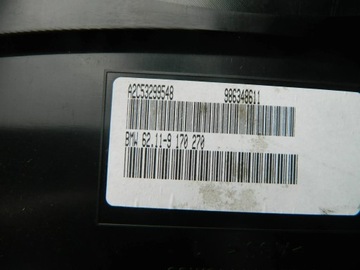 BMW X5 E70 3.0D PŘÍSTROJOVÁ DESKA BUDÍK UK 9170270