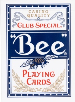 Karty do gry BICYCLE BEE STANDARD INDEX BLUE 1 TALIA