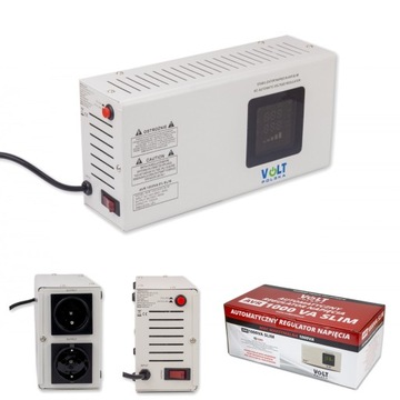 STABILIZATOR NAPIĘCIA SIECIOWEGO PRĄDU AVR SLIM 1000VA do agregatu
