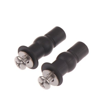 Распорный винт для крепления сиденья на унитаз М6 14мм с фланцем - 2 шт.