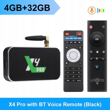 UGOOS X4 Pro TV BOX Android11 Amlogic S905X4 WIFI