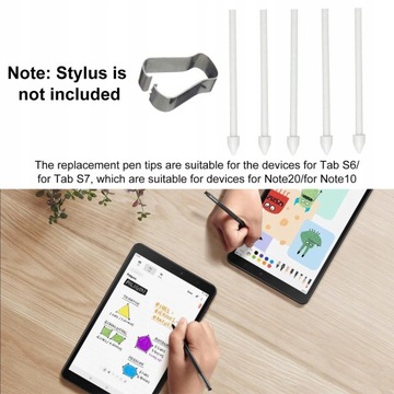 Насадки для стилуса Samsung Galaxy Tab S6/S7 Z-зажимы