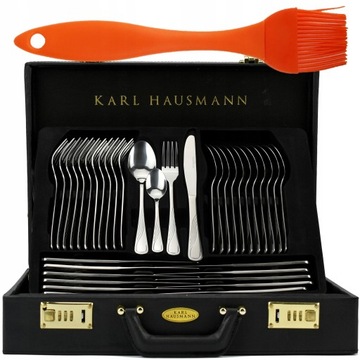 Набор столовых приборов EVELINE в чемодане, 72 предмета