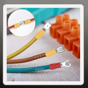 НАБОР ИЗОЛИРОВАННЫХ КАБЕЛЬНЫХ НАКОНЕЧНИКОВ 280 ШТ НАБОР XXL