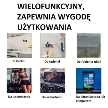 Силиконовый чехол на присоске, задняя крышка, держатель для телефона, стекло, зеркало, черный