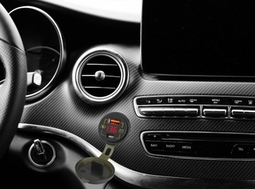 ЗАРЯДНОЕ УСТРОЙСТВО ДЛЯ АВТОМОБИЛЯ ЛОДКА МОТОЦИКЛ USB USB-C 3.4А ВОЛЬТМЕТР 12В 24В
