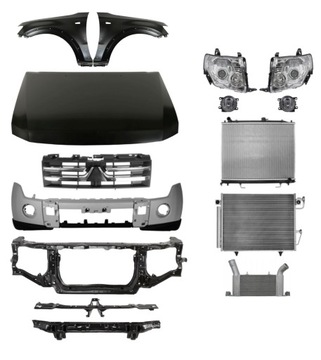 MITSUBISHI PAJERO 07- KAPOTA NÁRAZNÍK BLATNÍK PAS