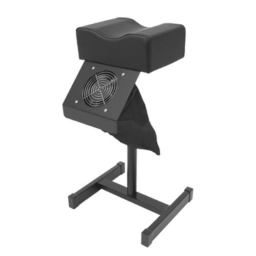 ПОДНОЖКА ДЛЯ ПЕДИКЮРА ДЛЯ НОГ, КОСМЕТИЧЕСКАЯ, ЧЕРНАЯ, РЕГУЛИРУЕМАЯ ВЫСОТА