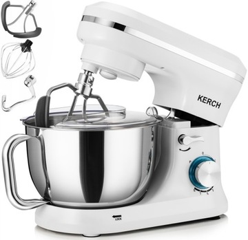 ROBOT KUCHENNY PLANETARNY MIKSER KERCH FERRO WHITE 4,5L AKCESORIA