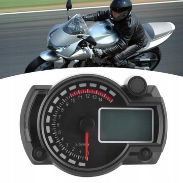 УНИВЕРСАЛЬНЫЙ ЦИФРОВОЙ СЧЕТЧИК ДЛЯ МОТОЦИКЛА, ЧЕТЫРЕХЖКД, СВЕТОДИОДНЫЙ СПИДОМЕТР, СКУТЕР