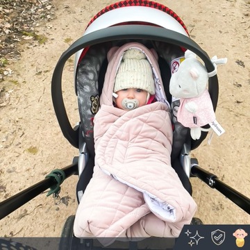 BabySteps - ŚPIWOREK KOCYK do fotelika nosidełka dla niemowlaka dziecka