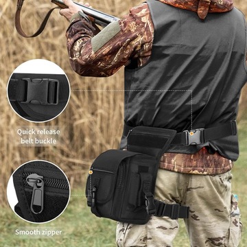 черная тактическая поясная сумка