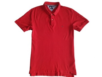 TOMMY HILFIGER Koszulka Polo Slim Fit Męska_XXL