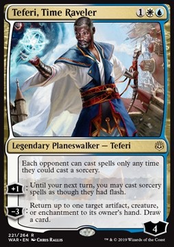 Карта Magic: The Gathering Teferi, Time Raveler Hasbro