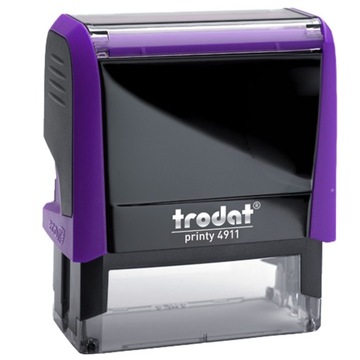 TRODAT STAMP 4911 ДЛЯ 4-СТРООЧНОГО ДИЗАЙНА КОРПОРАТИВНОГО ЛИЧНОГО ОФИСА + ЛАСТИК