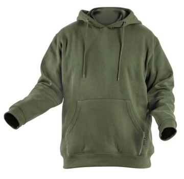 HOGERT BLUZA Z KAPTUREM CIEMNO ZIELONA ROZ L