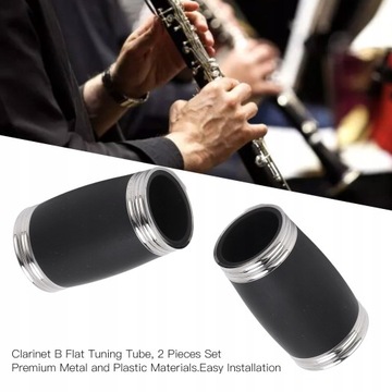 2 szt. Tuning klarnetu za baryłkę 54mm rura Pitch