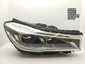 BMW 7 G11 G12 2016 SVĚTLO PŘEDNÍ 7465604