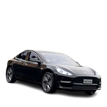 MODEL SAMOCHODU TESLA 3, 1:32 STOP ALUMINIM DZWIĘK