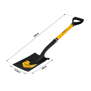 Szpadel Ostry Stalowy Mocny Do Kopania Trzon Spiczasty 105cm Łopata