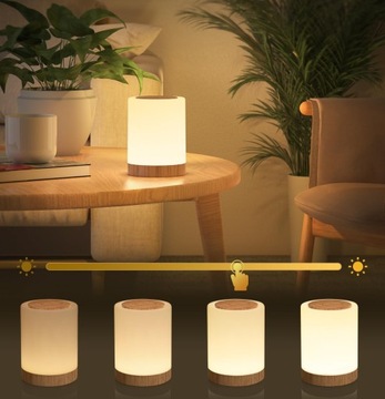 СВЕТОДИОДНЫЙ НОЧНИК, СЕНСОРНЫЙ, С РЕГУЛИРОВКОЙ, БЕСПРОВОДНОЙ, ДЛЯ ДЕТСКОЙ КОМНАТЫ