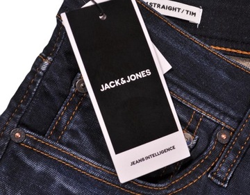 JACK AND JONES spodnie BLUE jeans TIM W32 L34