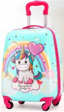 ЧЕМОДАН ДЛЯ РУЧНОЙ РУКИ UNICORN, ДЕТСКИЙ ПУТЕШЕСТВЕННЫЙ БАГАЖ