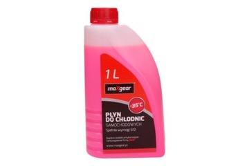 PŁYN DO CHŁODNIC 1L -35 CZERWONY G12 GOTOWY