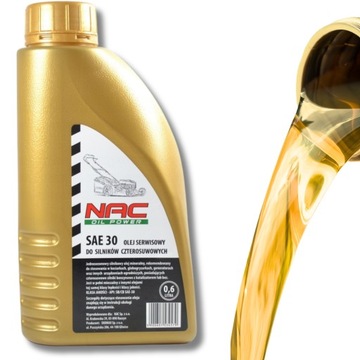 OLEJ NAC SAE 30 0.6L GOLD DO KOSIAREK SILNIKÓW AGREGATÓW