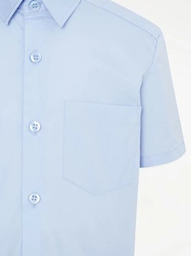 Рубашка для мальчика George синяя стандартного кроя 128/134