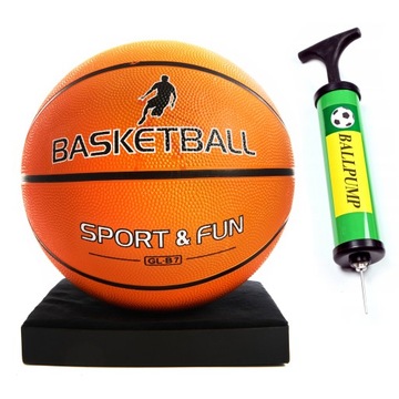 Баскетбольный шар апельсин + насос