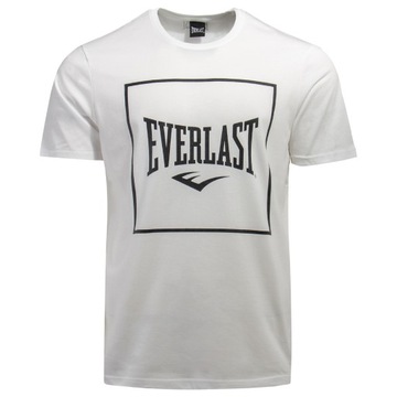 Bawełniana koszulka męska T-shirt EVERLAST oryginalna biała rozmiar M